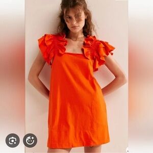 NWT Free people Josie mini dress Tangerine tango size M